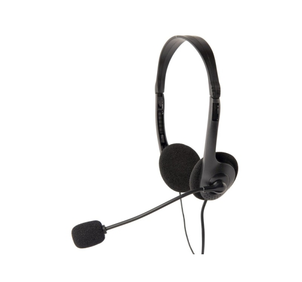 HEADSET STEREO/BLACK MHS-123 GEMBIRD