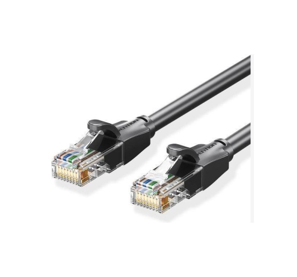 PATCH CABLE CAT.6 UTP/10M BLACK IBEBL VENTION