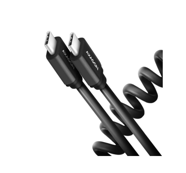 CABLE USB-C TO USB-C 0.6M 60W/TWISTER BLK BUCM-CM10TB AXAGON
