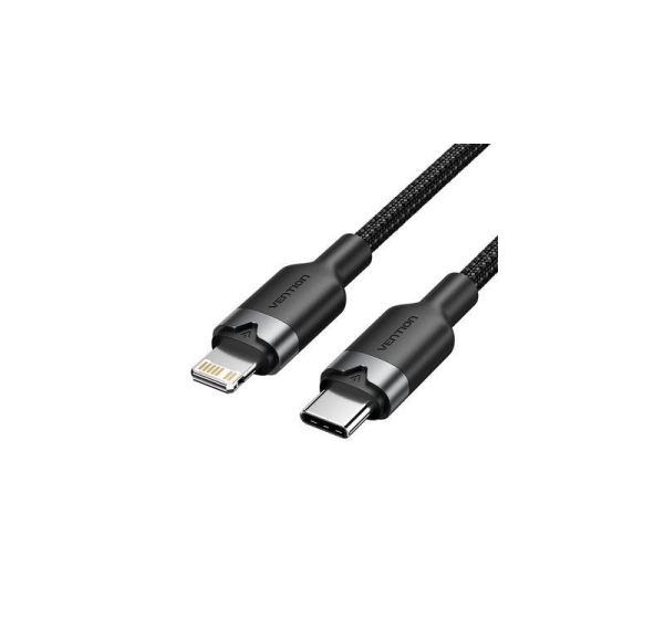 CABLE USB-C TO LIGHTNING/2M BLACK LALBH VENTION