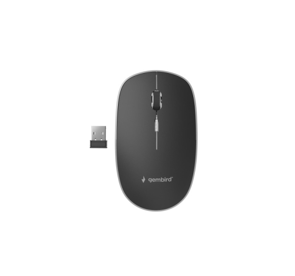 MOUSE USB OPTICAL WRL BLACK/SILENT MUSW-4BS-01 GEMBIRD