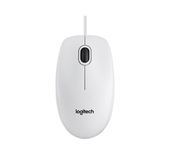 MOUSE USB OPTICAL B100/WHITE OEM 910-003360 LOGITECH