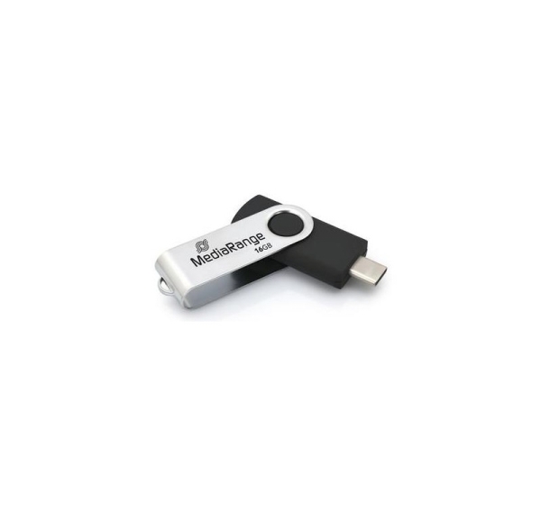 MEMORY DRIVE FLASH USB-C 16GB/MR1951 MEDIARANGE