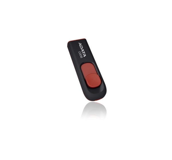 MEMORY DRIVE FLASH USB2 16GB/BLACK/RED AC008-16G-RKD A-DATA