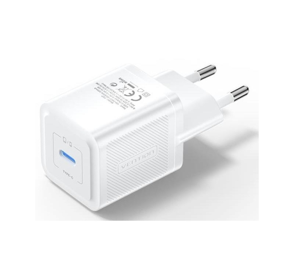 MOBILE CHARGER WALL 20W USB-C/1P WHITE FEPW0-EU VENTION