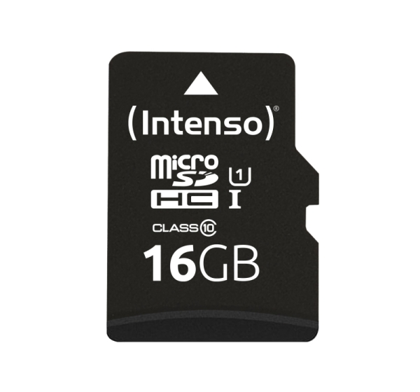 MEMORY MICRO SDHC 16GB UHS-I/W/ADAPTER 3423470 INTENSO