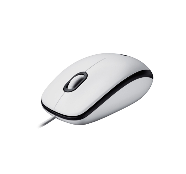 MOUSE USB OPTICAL M100/WHITE 910-006764 LOGITECH