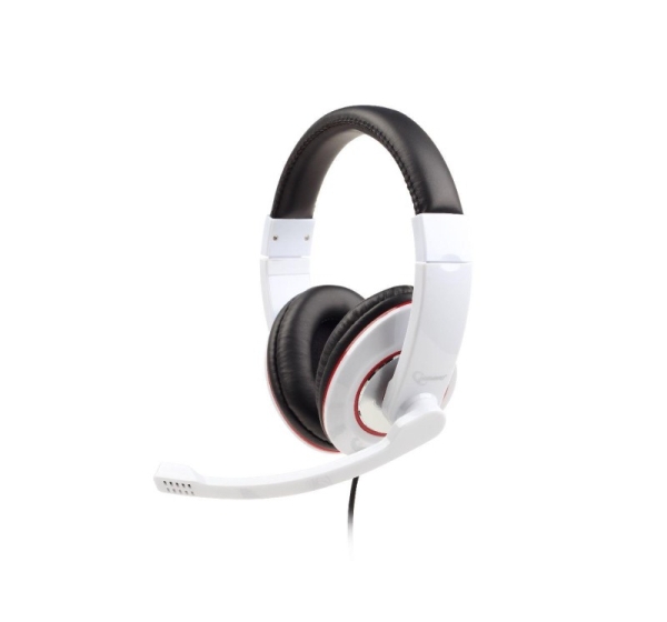 HEADSET STEREO WHITE/MHS-001-GW GEMBIRD