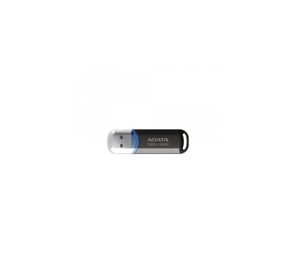 MEMORY DRIVE FLASH USB2 64GB/BLACK AC906-64G-RBK A-DATA