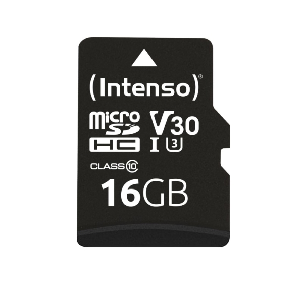 MEMORY MICRO SDHC 16GB C10/W/ADAPTER 3433470 INTENSO