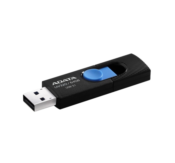 MEMORY DRIVE FLASH USB3.1 64GB/BLACK AUV320-64G-RBKBL ADATA