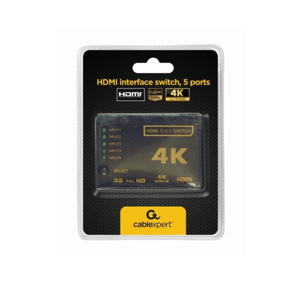 I/O SWITCH HDMI 5P/DSW-HDMI-53 GEMBIRD