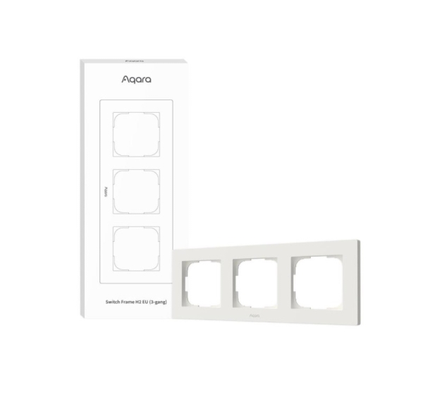 SMART SWITCH FRAME H2 (3-GANG)/WHITE FE-X02D-W AQARA