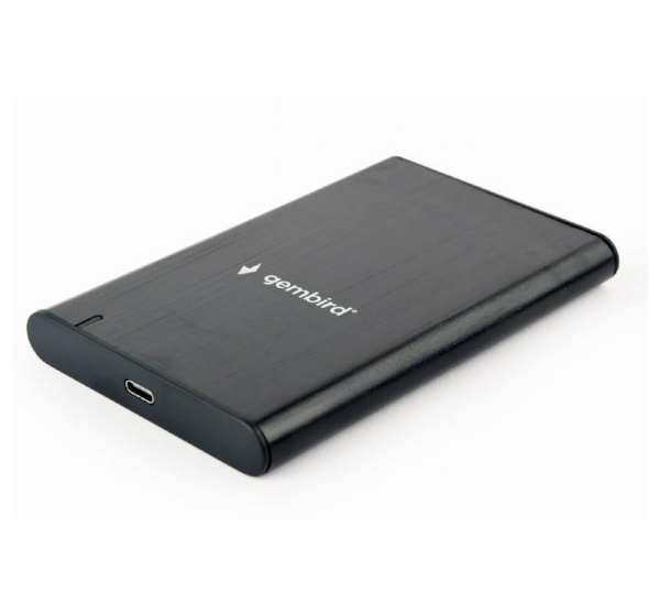 HDD CASE EXT. USB-C 2.5"/BLACK EE2-U3S-6 GEMBIRD