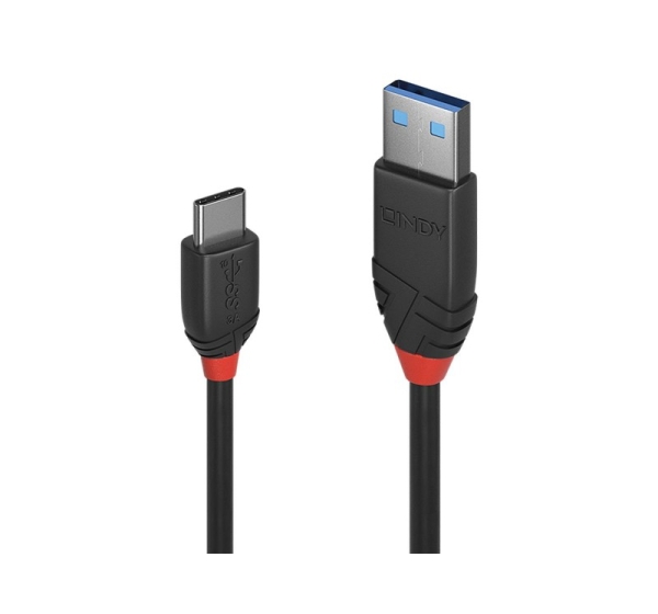 CABLE USB3.2 A-C 1M/BLACK 36916 LINDY
