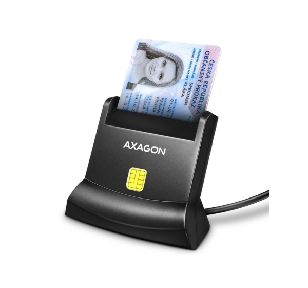 CARD READER STAND SMARTCARD/ID/USB2.0 1.3M CRE-SM4N AXAGON