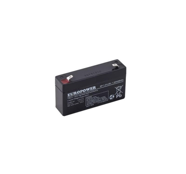 BATTERY 6V 4.5AH VRLA/EP4.5-6 EUROPOWER EMU