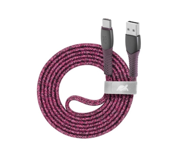 CABLE USB-C TO USB2 1.2M/RED PS6102 RD12 RIVACASE