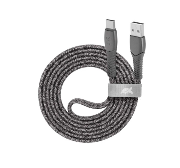 CABLE USB-C TO USB2.0 1.2M/GREY PS6102 GR12 RIVACASE
