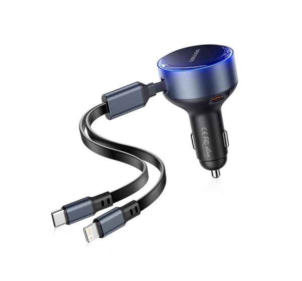 MOBILE CHARGER CAR USB/3P BLACK FFOB0 VENTION