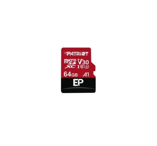 MEMORY MICRO SDXC 64GB UHS-3/PEF64GEP31MCX PATRIOT