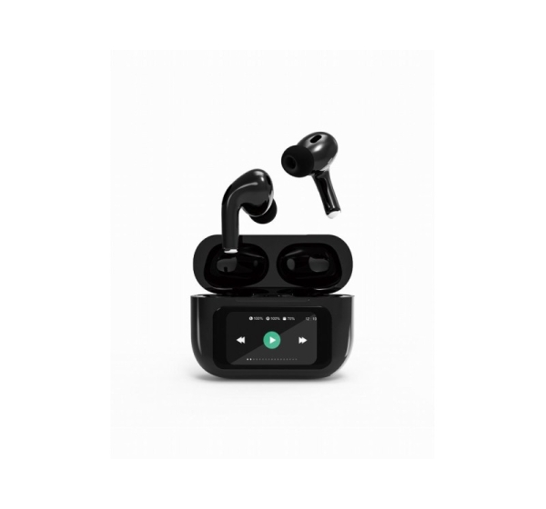 HEADSET BLUETOOTH/TWS-LCD-ANC-01-BK GEMBIRD