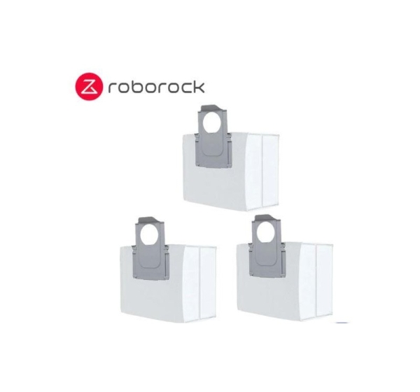Vacuum Cleaner Accessory ROBOROCK Disposable Dust Bag 3pcs White