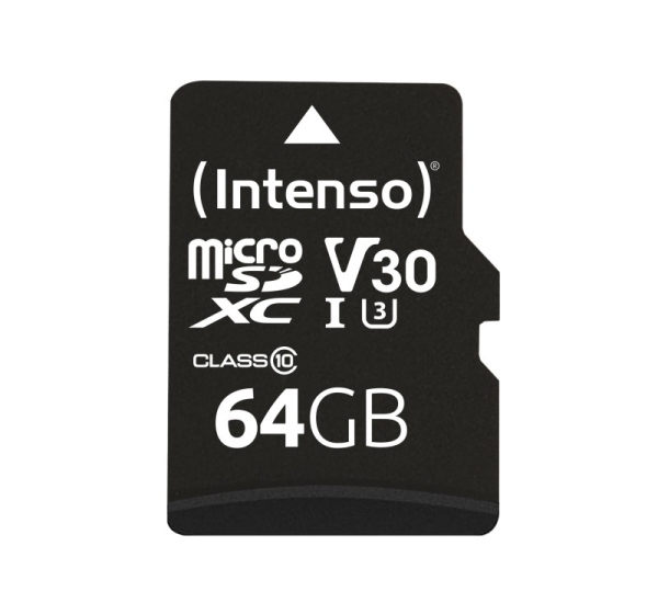 MEMORY MICRO SDXC 64GB C10/W/ADAPTER 3433490 INTENSO