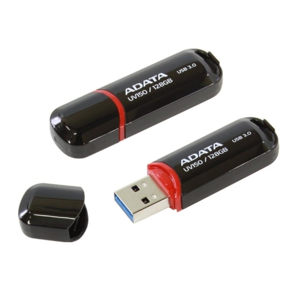 MEMORY DRIVE FLASH USB3 128GB/BLACK AUV150-128G-RBK ADATA