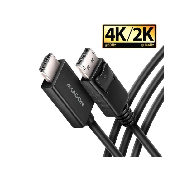 CABLE DP TO HDMI 1.8M/RVD-HI20C2 AXAGON