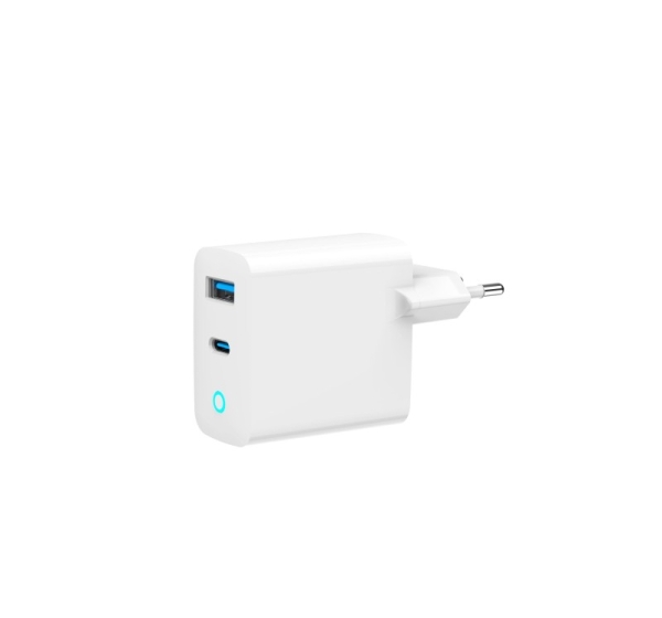 CHARGER USB 65W 2PORT/TA-UC-PDQC65L-W-01 GEMBIRD