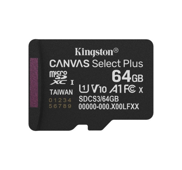 MEMORY MICRO SDXC 64GB UHS-I/SDCS3/64GBSP KINGSTON