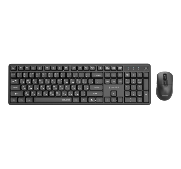 KEYBOARD +MOUSE WRL CYRILLIC/BLACK KBS-WMS-01-CYRL GEMBIRD