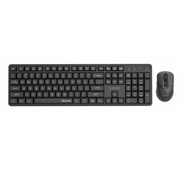 KEYBOARD +MOUSE WRL ENG/BLACK KBS-WMS-01 GEMBIRD