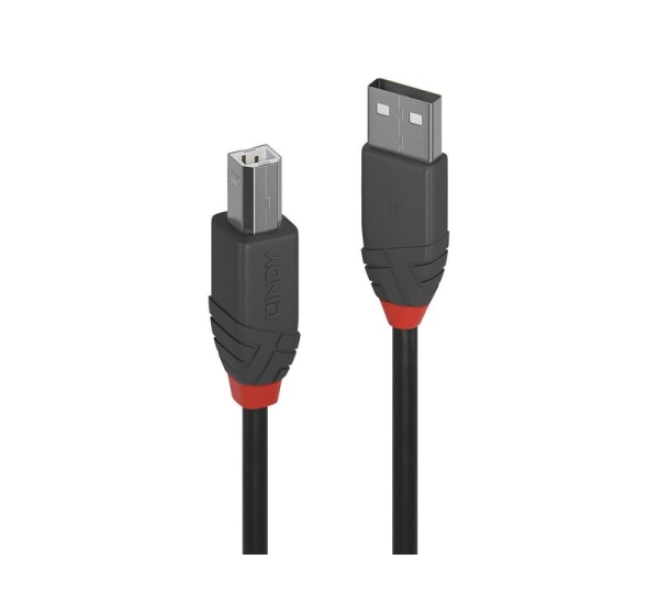 CABLE USB2 A-B 10M/ANTHRA 36677 LINDY