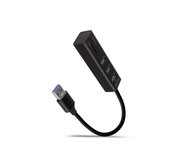 I/O HUB USB3.2 3P SD/MICROSD/0.2M HMA-CR3A AXAGON