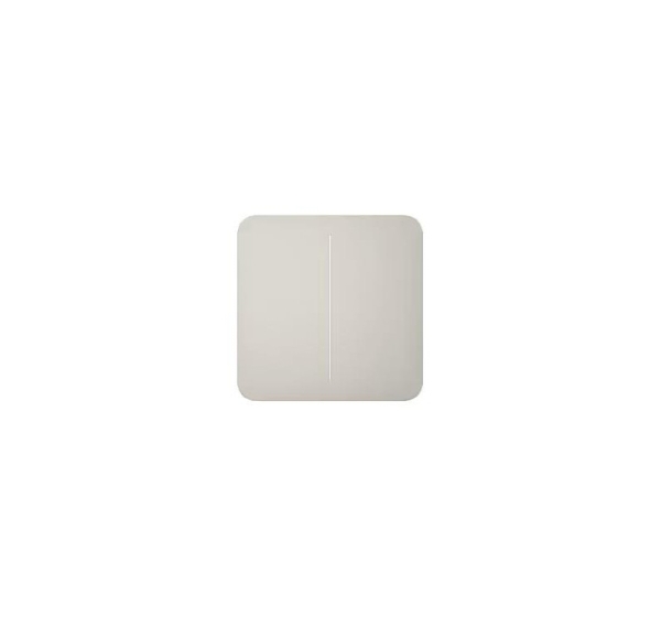 SMART SOLOBUTTON 2GANG/OYSTER 46020 AJAX