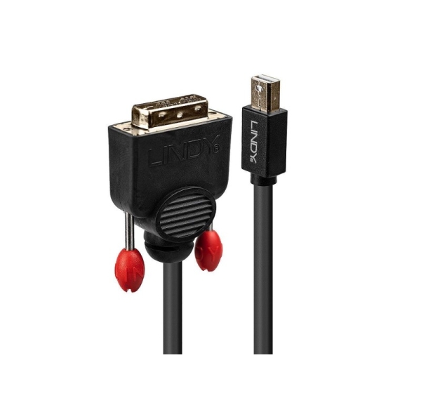 CABLE MINI DP TO DVI 3M/BLACK 41953 LINDY