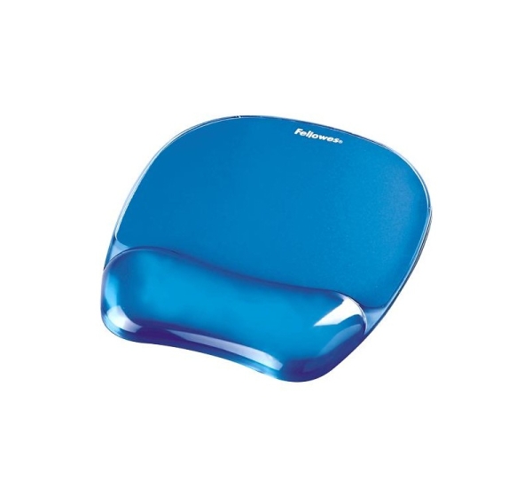 MOUSE PAD CRYSTAL GEL/BLUE 9114120 FELLOWES