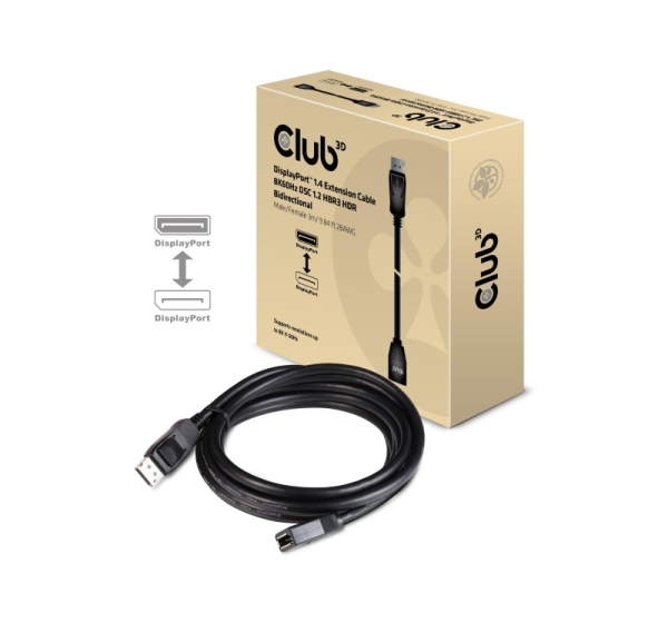 CABLE DP TO DP 3M/M/F CAC-1023 CLUB3D