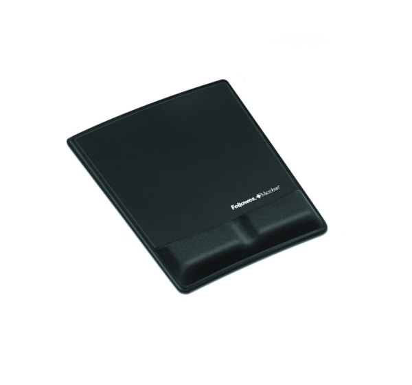 MOUSE PAD WRIST SUPPORT/BLACK 9181201 FELLOWES