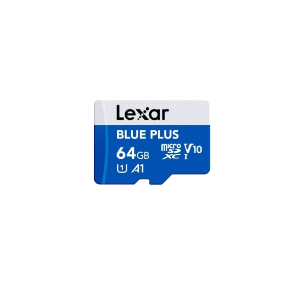 MEMORY MICRO SDXC 64GB UHS-I/W/A LMSBLPL064G-BNANG LEXAR