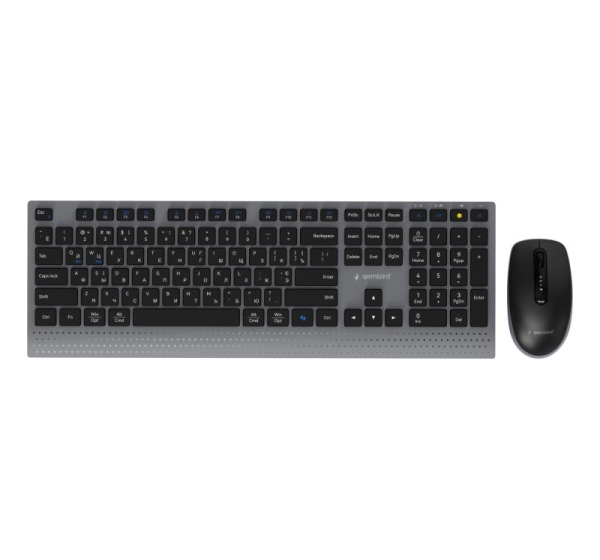 KEYBOARD +MOUSE WRL CYRILLIC/BK KBS-WPS-02-CYRL GEMBIRD