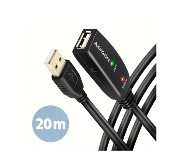 CABLE USB2.0 A-M/A-F ACTIVE/20M ADR-220 AXAGON