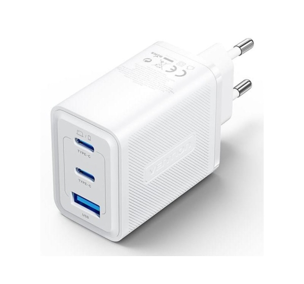 MOBILE CHARGER WALL 65W USB/3P WHITE FERW0-EU VENTION