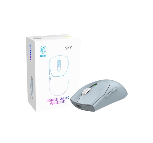 MOUSE USB OPTICAL WRL GAMING/FORGE GM340 WRL SKY MSI