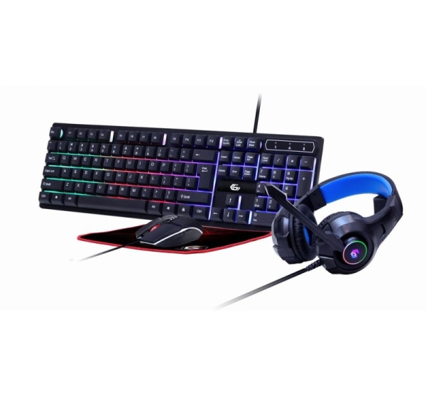 KEYBOARD USB GAMING KIT ENG/GHOST GGS-UMGL4-02 GEMBIRD