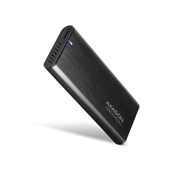 SSD ACC ENCLOSURE M.2 NVME/SATA USB-C EEM2-SB2 AXAGON