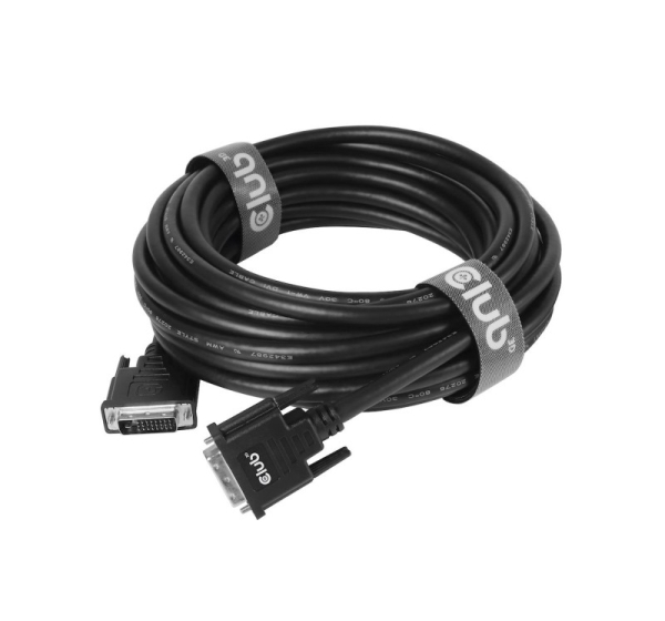 CABLE DVI-D TO DVI-D 10M/M/M CAC-1220 CLUB3D