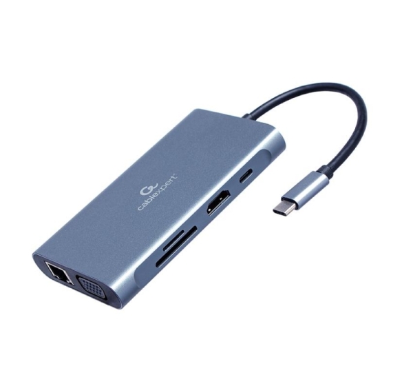 I/O ADAPTER USB-C TO HDMI/USB3/7IN1 A-CM-COMBO7-01 GEMBIRD